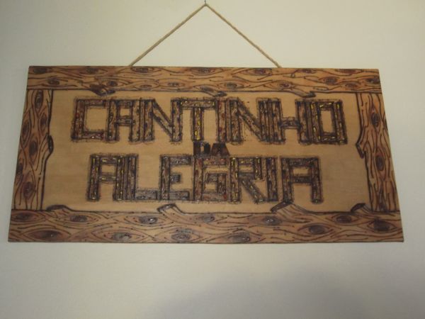 PLACA CANTINHO DA ALEGRIA